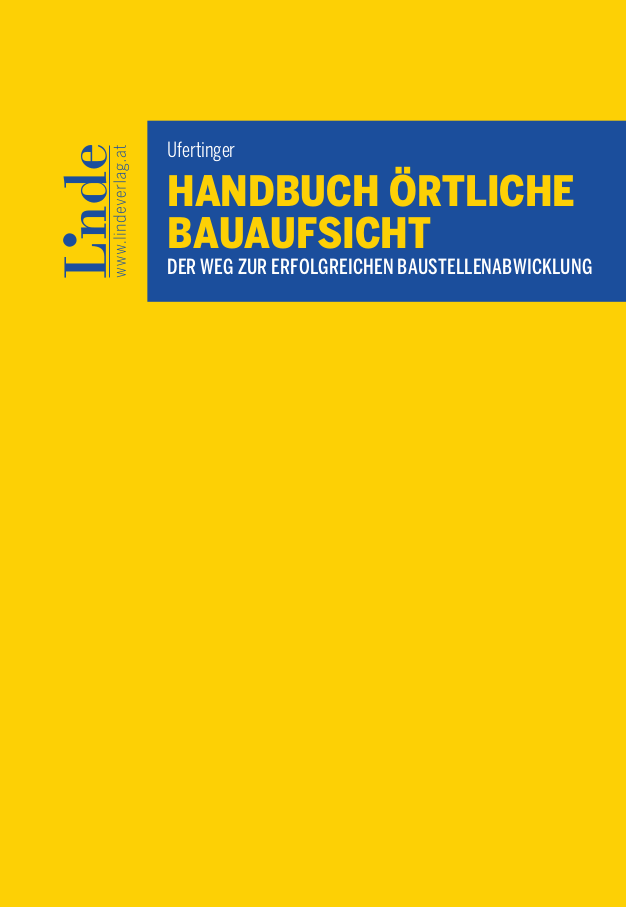 Cover von dem Buch: Örtliche Bauaufsicht
