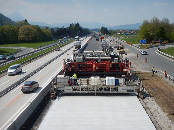 Baustelle Autobahn